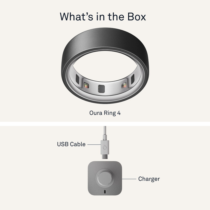 Oura Ring 4 Size 4 Gray visual supplier