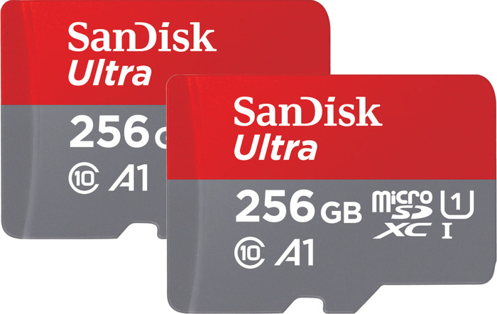 SanDisk MicroSDXC Ultra 256GB 120MB/s Duo Pack Main Image