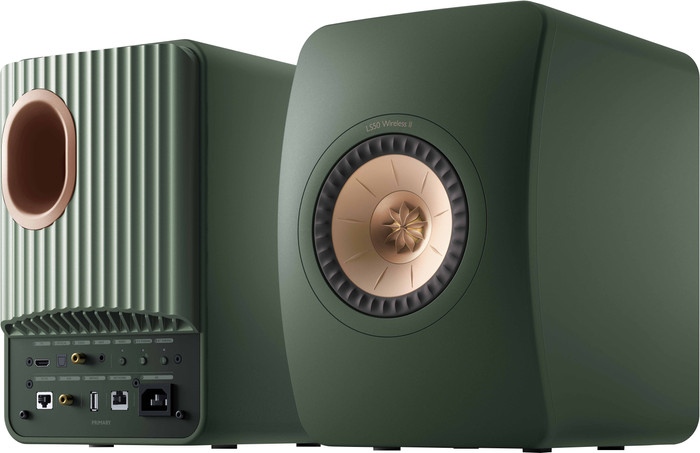 KEF LS50 Wireless II Dark Green right side