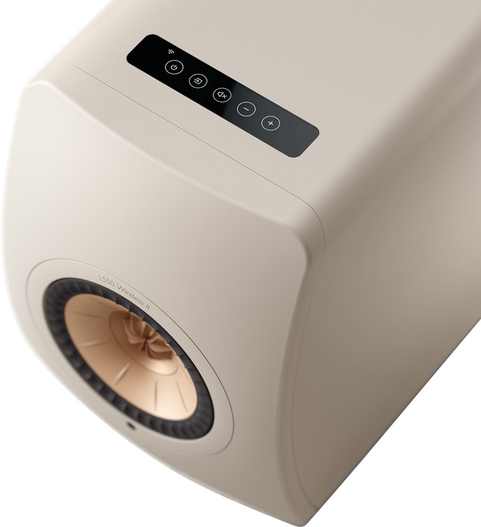 KEF LS50 Wireless II Beige bovenkant
