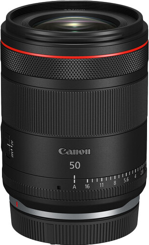 Canon RF 50mm f/1.4L VCM top