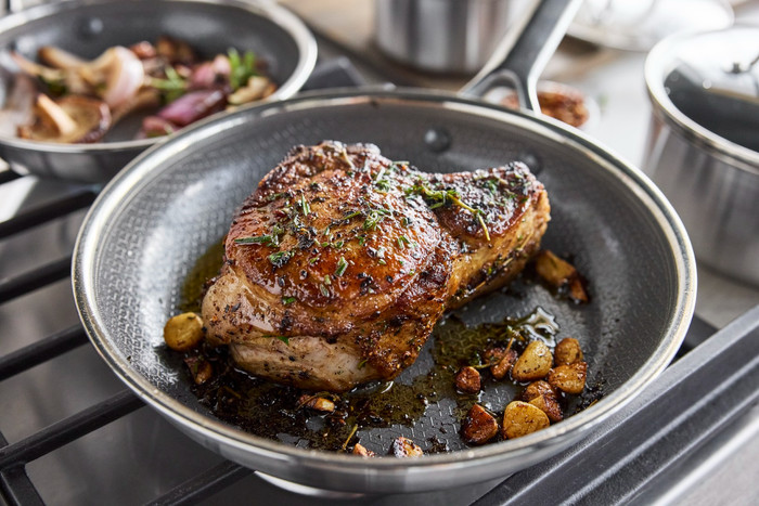 Greenpan Apex Open Koekenpan 24 cm product in gebruik