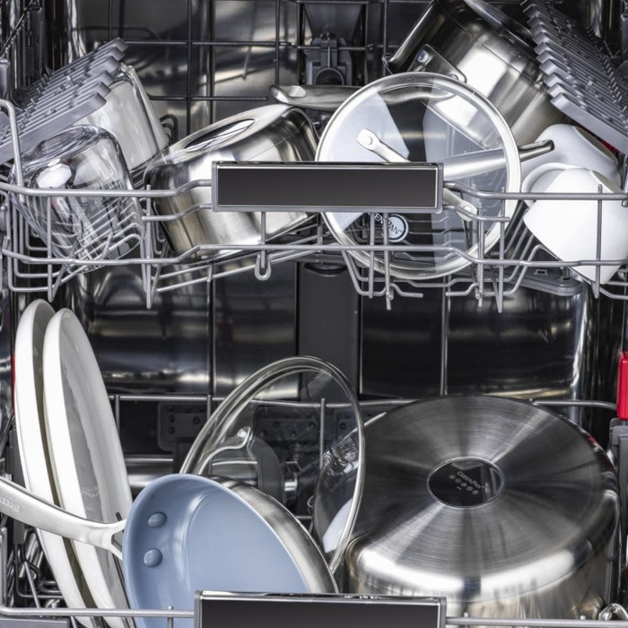 GreenPan Universal Glass Lid 28cm product in gebruik