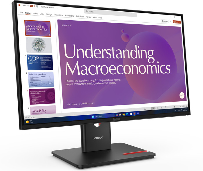 Lenovo ThinkVision T24D-40 voorkant