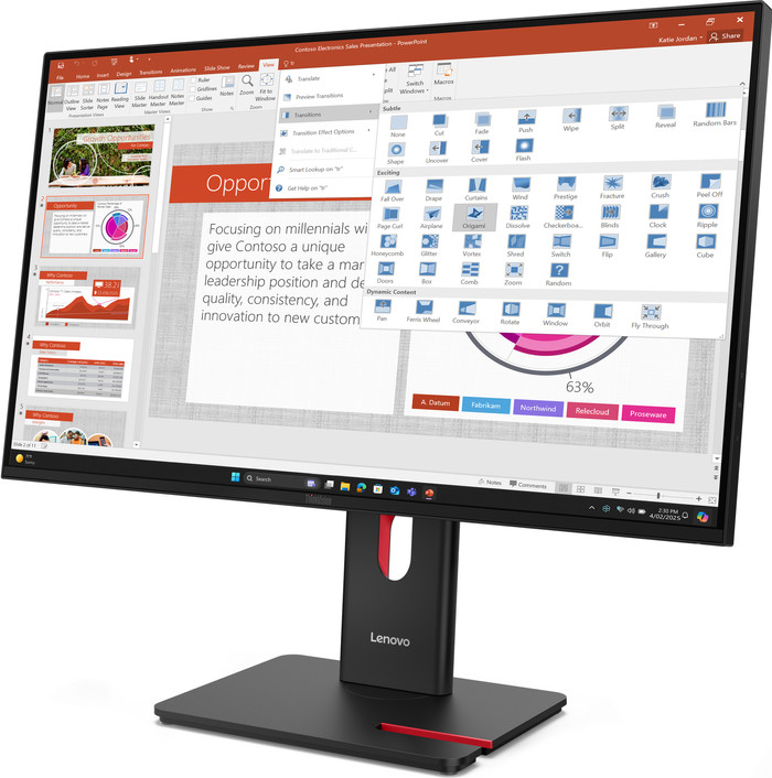 Lenovo ThinkVision T27-40 voorkant