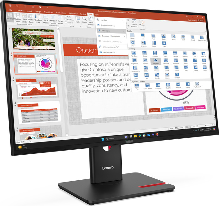 Lenovo ThinkVision T27-40 voorkant