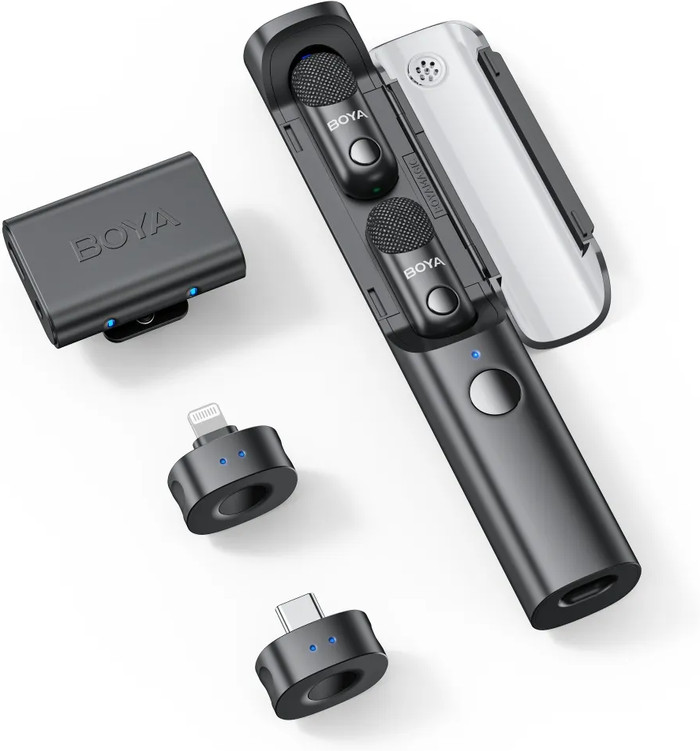 Boya Magic 02 voor Usb C, Lightning & 3,5mm accessoire