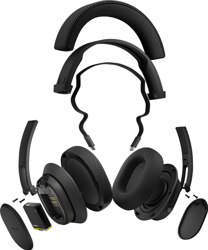 Fairphone Fairbuds XL Zwart visual leverancier