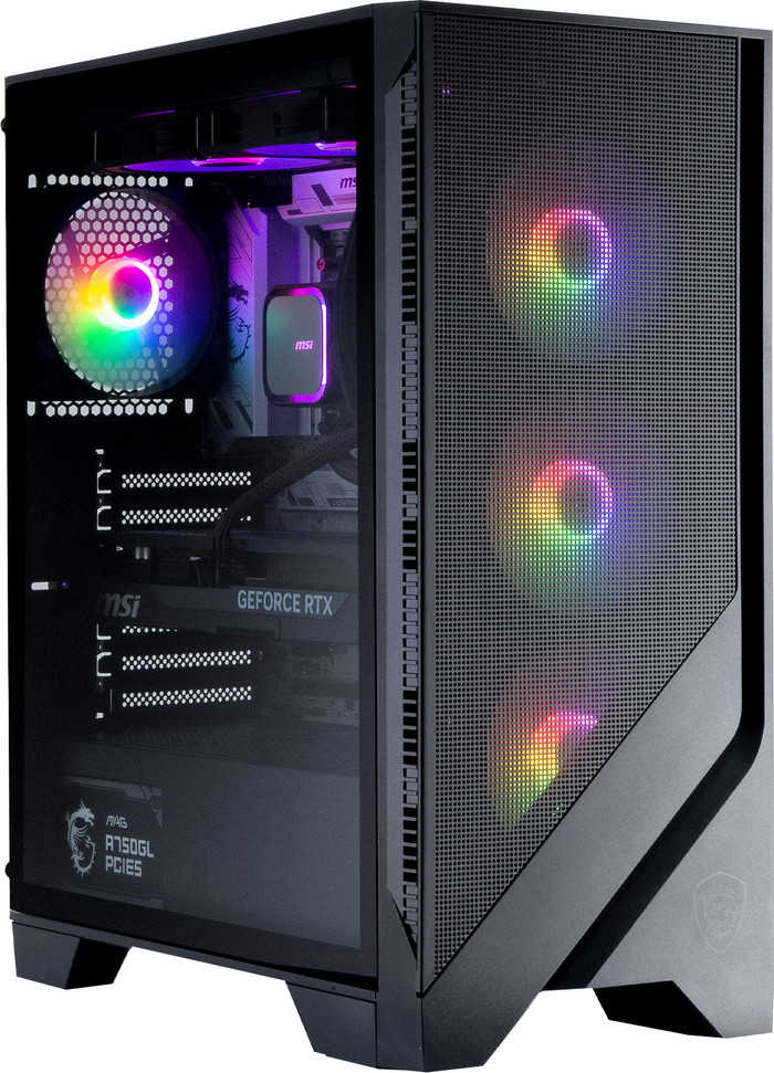 Cobalt x Powered by MSI - Tier 2 - RTX 5070 Ti - Ryzen 7 9800X3D - 32GB - 2TB SSD linkerkant