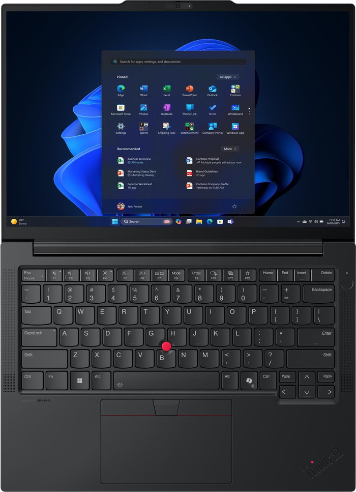 Lenovo ThinkPad E14 G7 - 21T00023MH QWERTY bovenkant