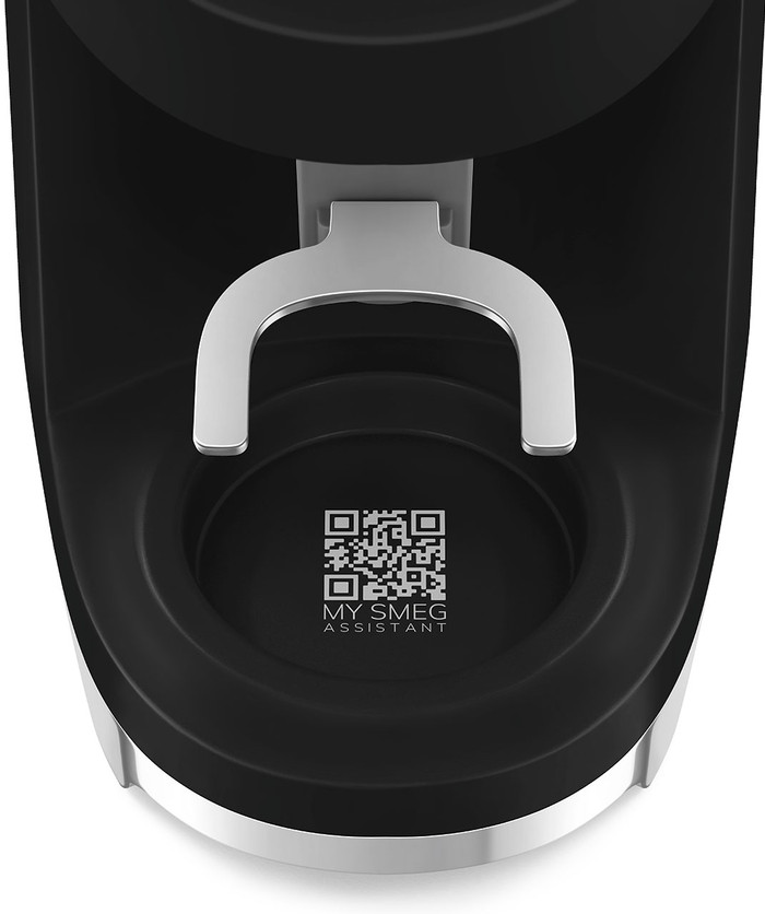 SMEG CGF03BLUE Zwart detail