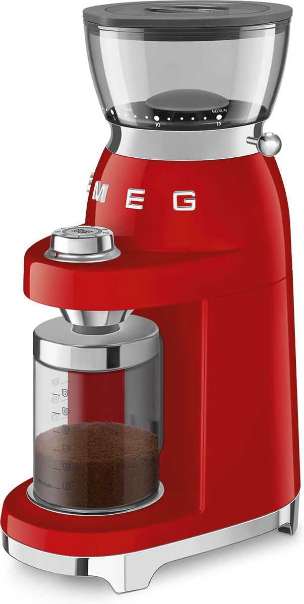 SMEG CGF03RDEU Rood rechterkant