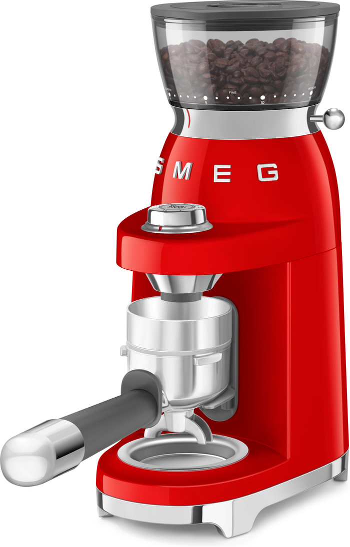 SMEG CGF03RDEU Rood rechterkant