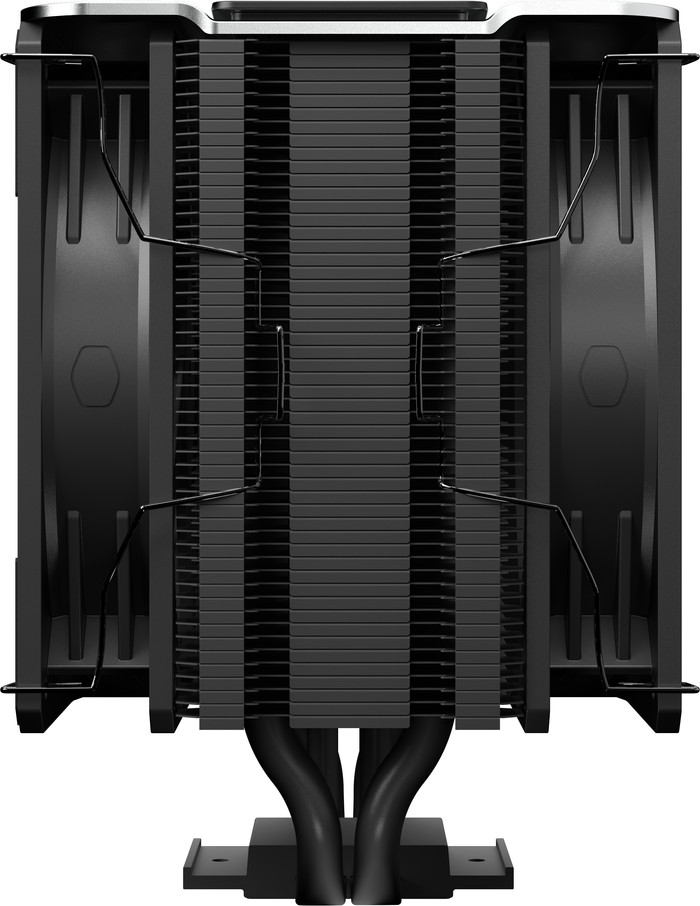 Cooler Master V4 Alpha 3DHP Zwart rechterkant