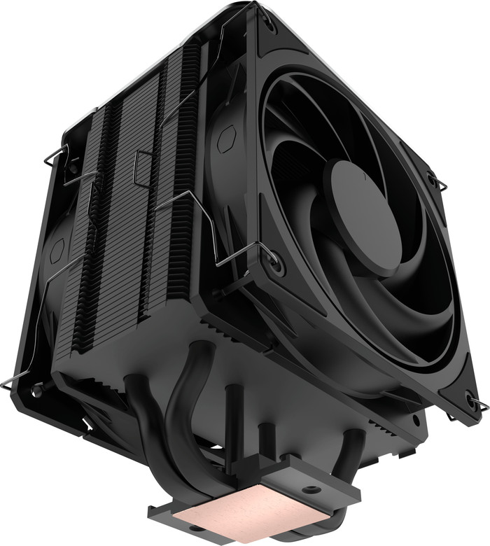 Cooler Master V4 Alpha 3DHP Zwart onderkant