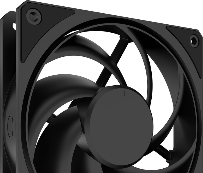 Cooler Master V4 Alpha 3DHP Zwart detail