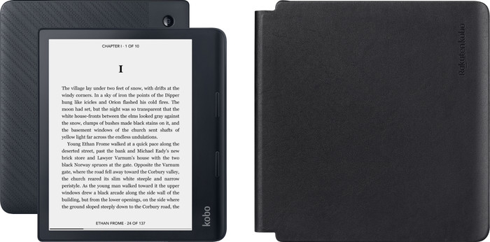 Kobo Sage + Power Sleep Cover Zwart Main Image