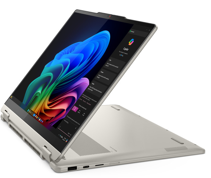 Lenovo Yoga 7 2-in-1 OLED Copilot+ PC 14AKP10 rechterkant