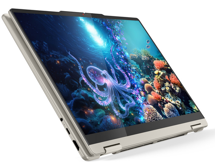 Lenovo Yoga 7 2-in-1 OLED Copilot+ PC 14AKP10 bovenkant