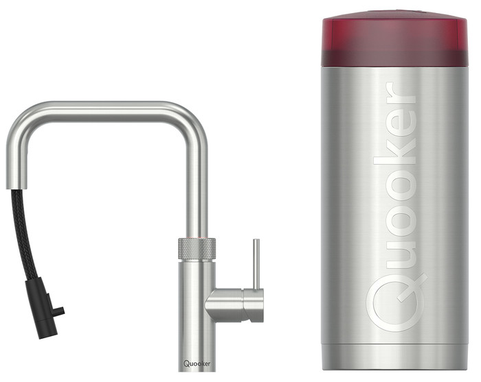 Quooker COMBI+ + Quooker Flex Square RVS Main Image