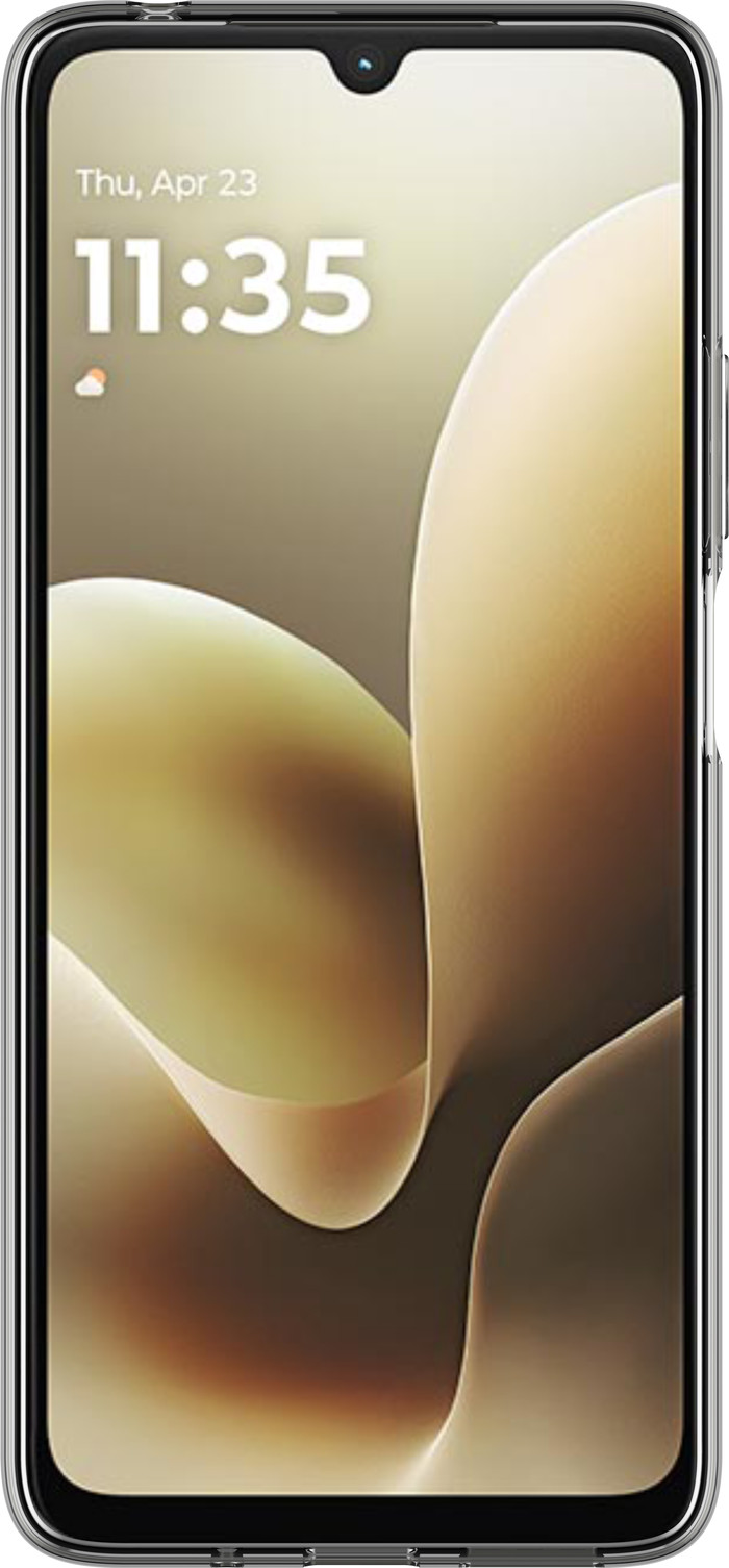 Just in Case Soft Design Motorola Moto G06 Back Cover Transparant voorkant