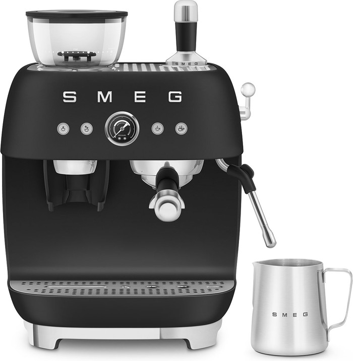 SMEG EGF03BLMEU Mat Zwart voorkant