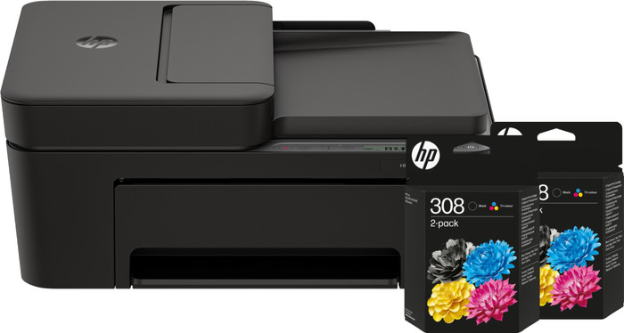 HP DeskJet 4320 All-in-One + 2 zwarte + 2 kleuren cartridges Main Image
