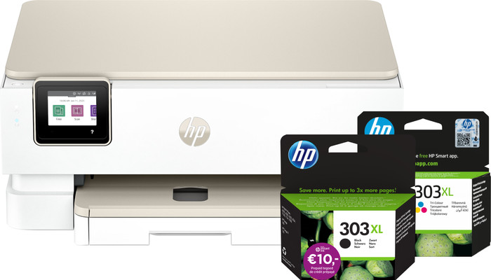 HP Envy Photo 7230 All-in-One + 1 zwarte XL + 1 kleuren XL cartridge Main Image