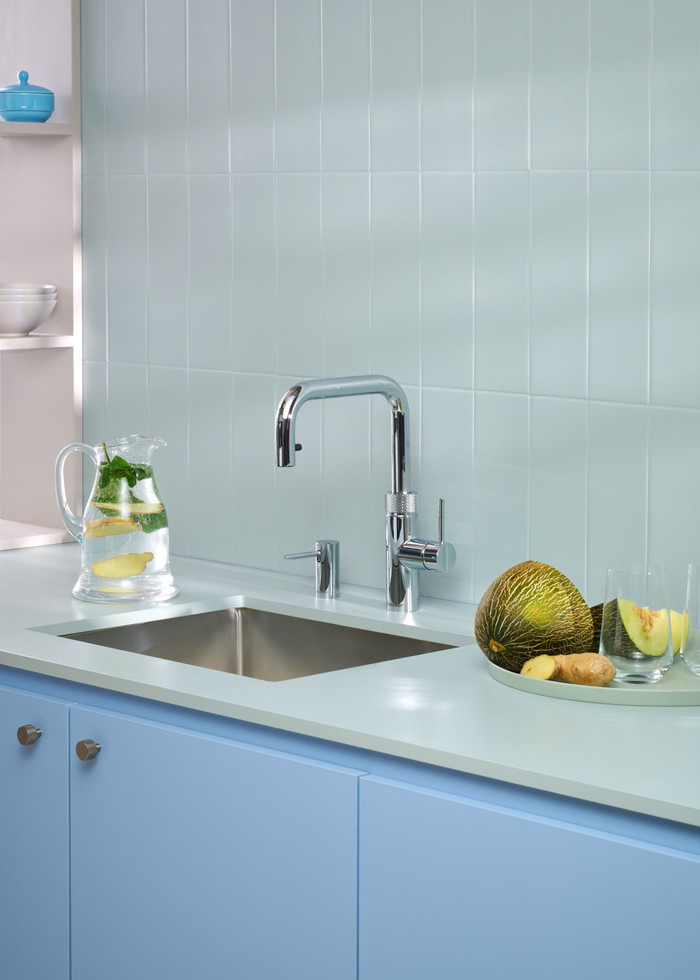 Quooker PRO3 + Quooker Flex Square Chroom product in gebruik