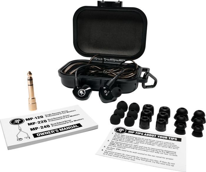 Mackie MP-220 detail