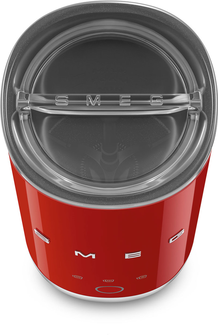 SMEG MFF02RDEU Rood bovenkant