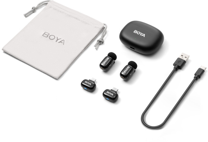 Boya Mini 2 Zwart voor Usb C en Lightning Main Image
