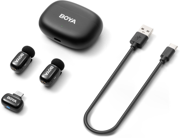 Boya Mini 2 Zwart voor Usb C accessoire
