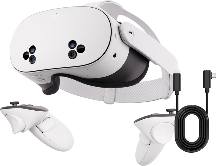 Meta Quest 3S 256GB Refurbished + BlueBuilt PC Link Cable Main Image