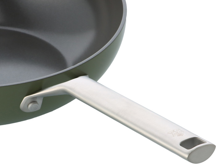 BK Sublime Wokpan 28 cm Olijfgroen detail