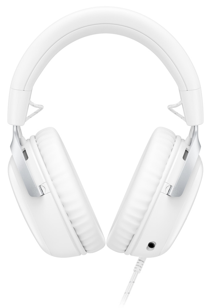 HyperX Cloud III Wired Gaming Headset - Wit (PC, PS5, Xbox Series X/S) voorkant