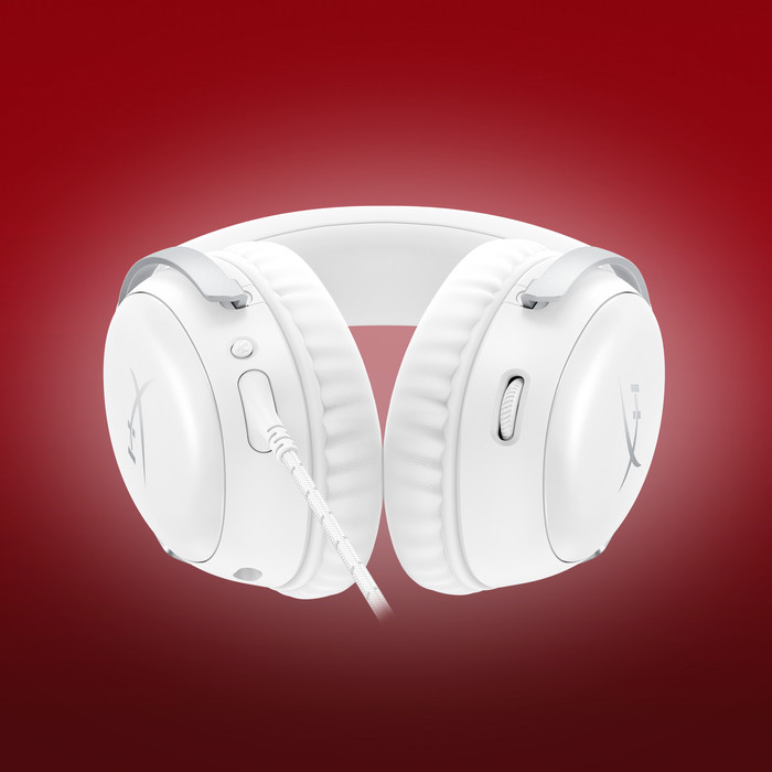 HyperX Cloud III Wired Gaming Headset - Wit (PC, PS5, Xbox Series X/S) visual leverancier