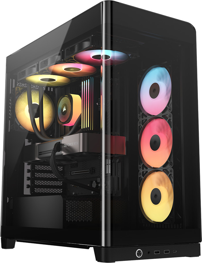 CORSAIR FRAME 4500X RS-R ARGB Zwart linkerkant