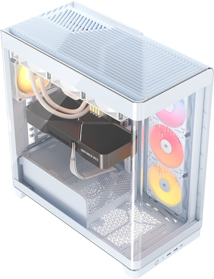 CORSAIR FRAME 4500X RS-R ARGB Wit bovenkant