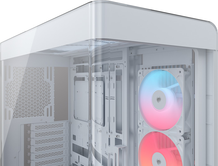 CORSAIR FRAME 4500X RS-R ARGB Wit detail