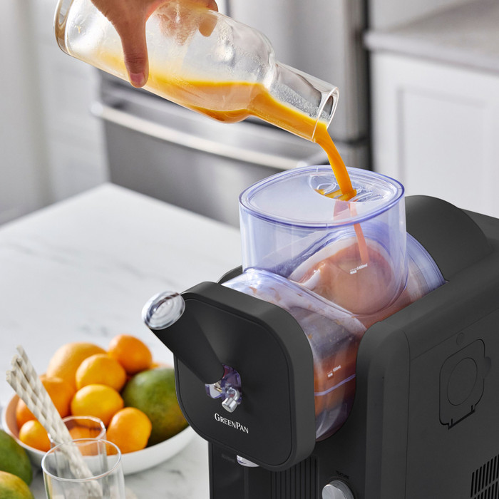 Greenpan FROST Grey product in gebruik