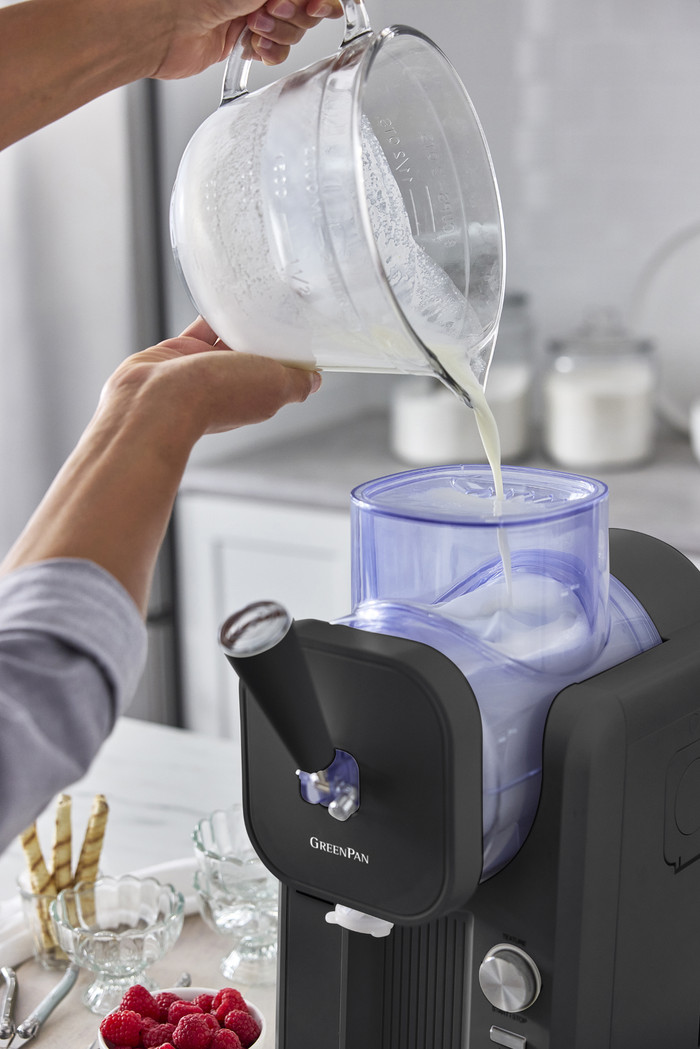 Greenpan FROST Grey product in gebruik