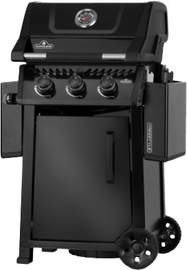 Napoleon Freestyle 365 Zwart rechterkant