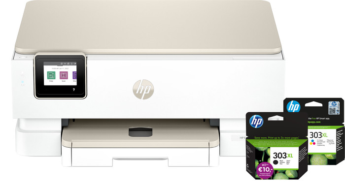 HP Envy Photo 7234 All-in-One + 1 extra zwarte XL + 1 kleuren cartridge Main Image