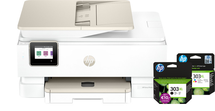 HP Envy Photo 7930 All-in-One + 1 extra zwarte XL + 1 kleuren cartridge Main Image