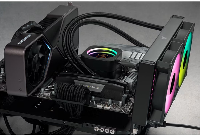 CORSAIR Vengeance 32GB (2x16GB) DDR5 DIMM 6400MT/s CL36 XMP product in gebruik