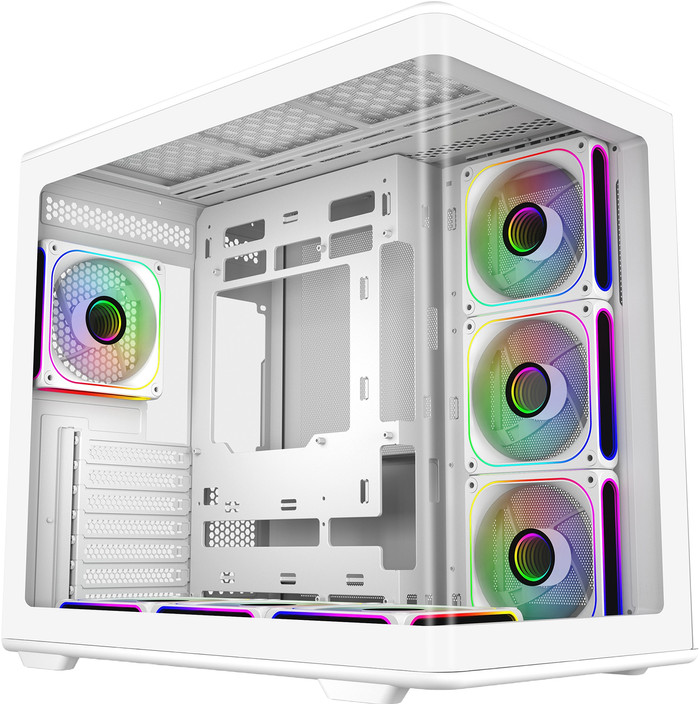 Cooler Master Elite 600 Wit ARGB rechterkant
