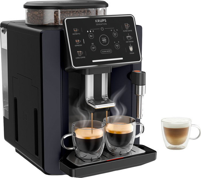 Krups Sensation EA910B left side