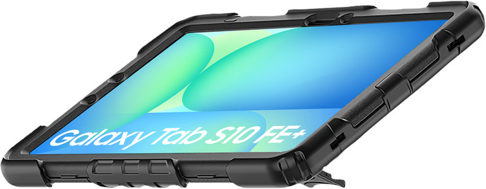 Just in Case Samsung Galaxy Tab S10 FE Plus Shockproof Case Zwart rechterkant