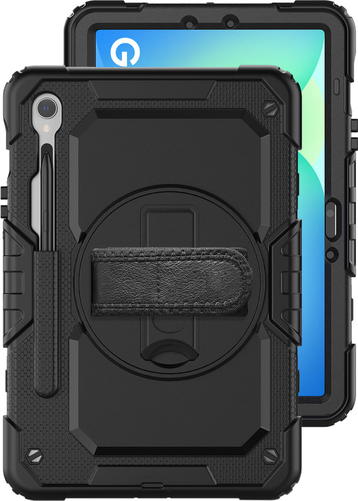Just in Case Samsung Galaxy Tab S10 FE Plus Shockproof Case Zwart Main Image